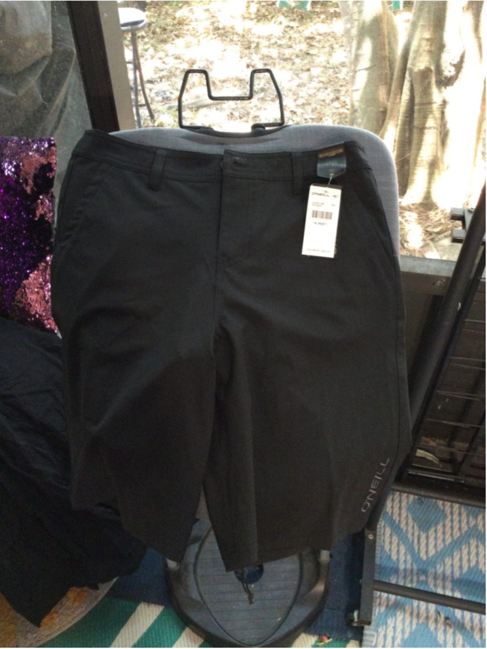 Men's O'Neill Black Hybrid Shorts Waist 28